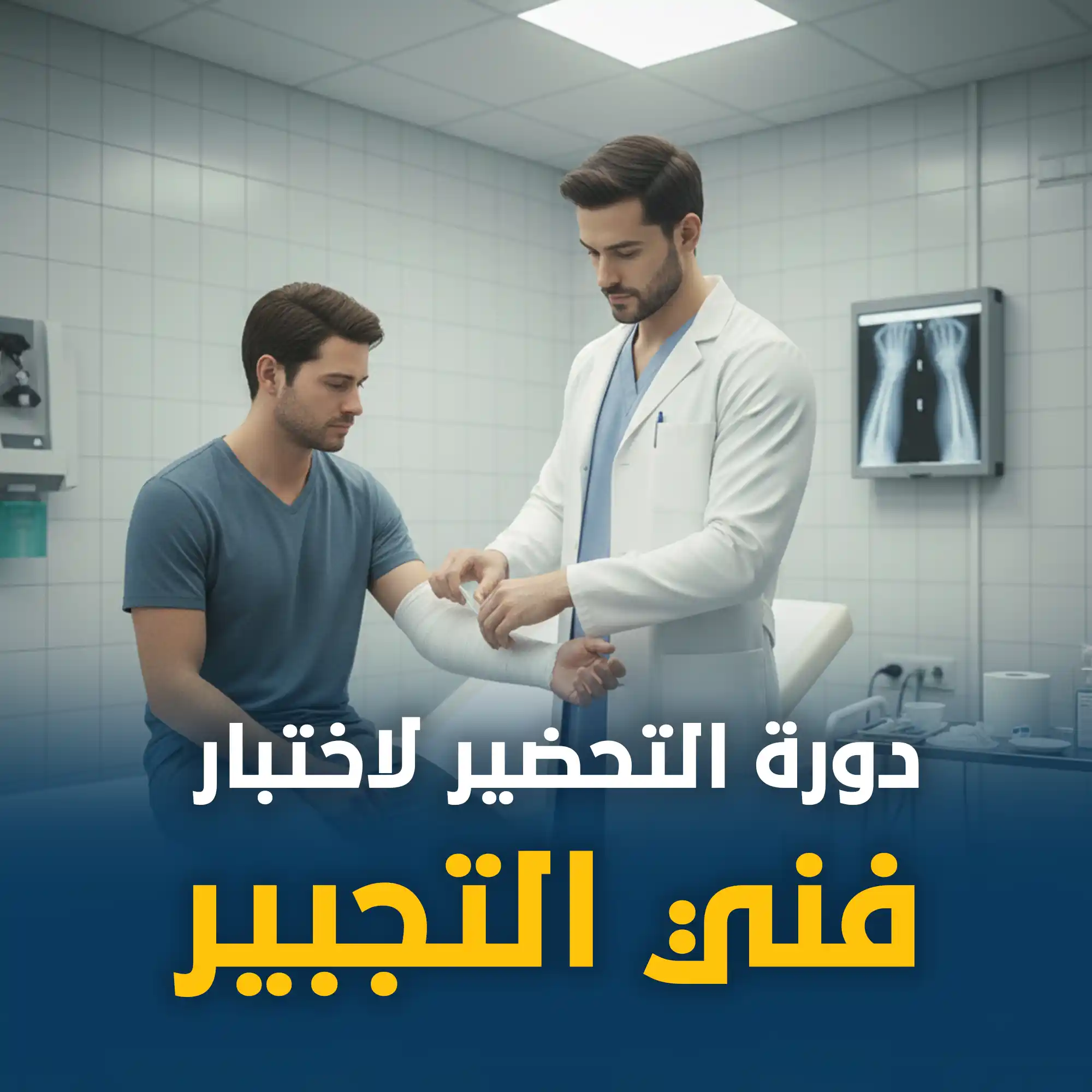 دورة التحضير لاختبار فني التجبير