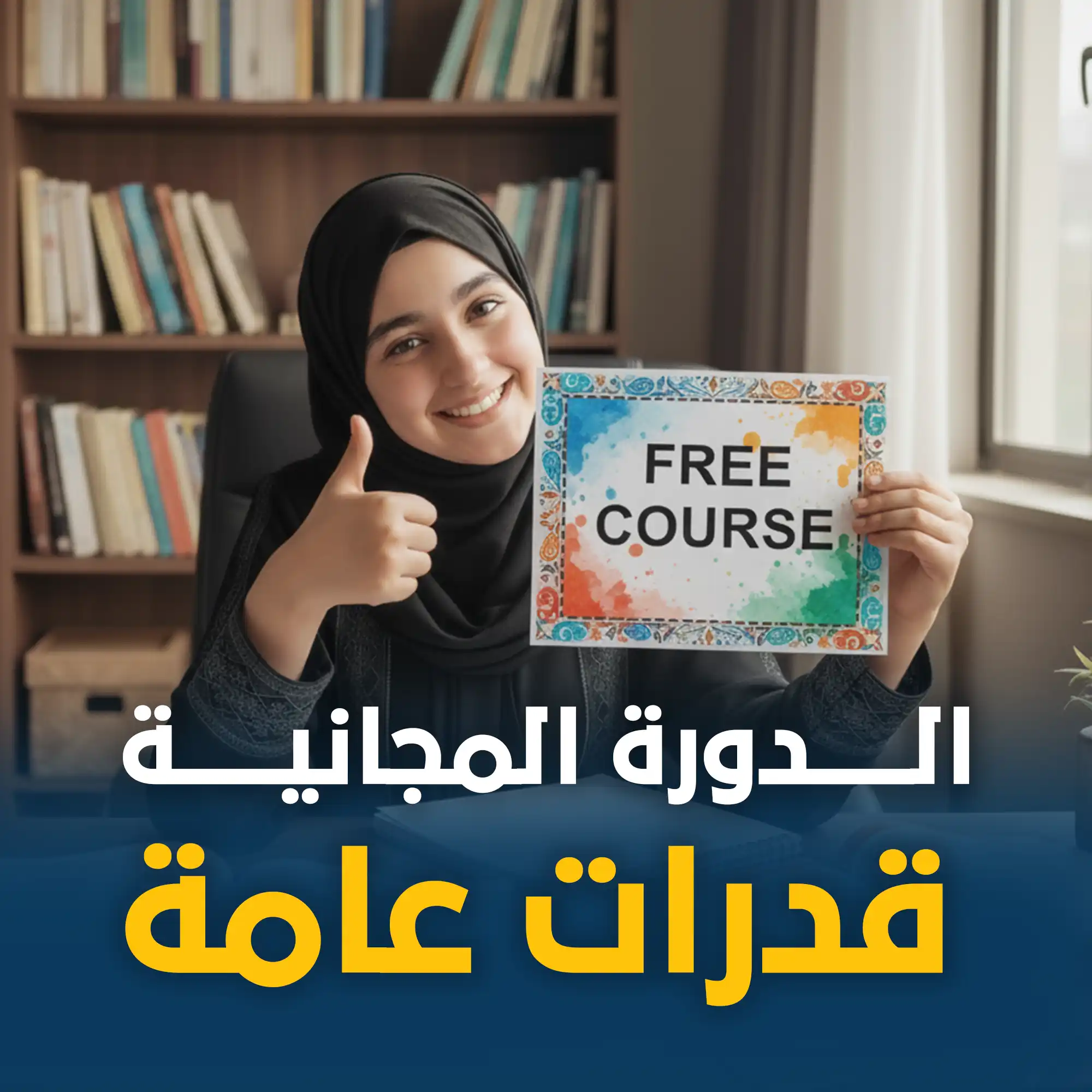 الدورة المجانية لاختبار القدرات العامة ( قدرات ثانوي)